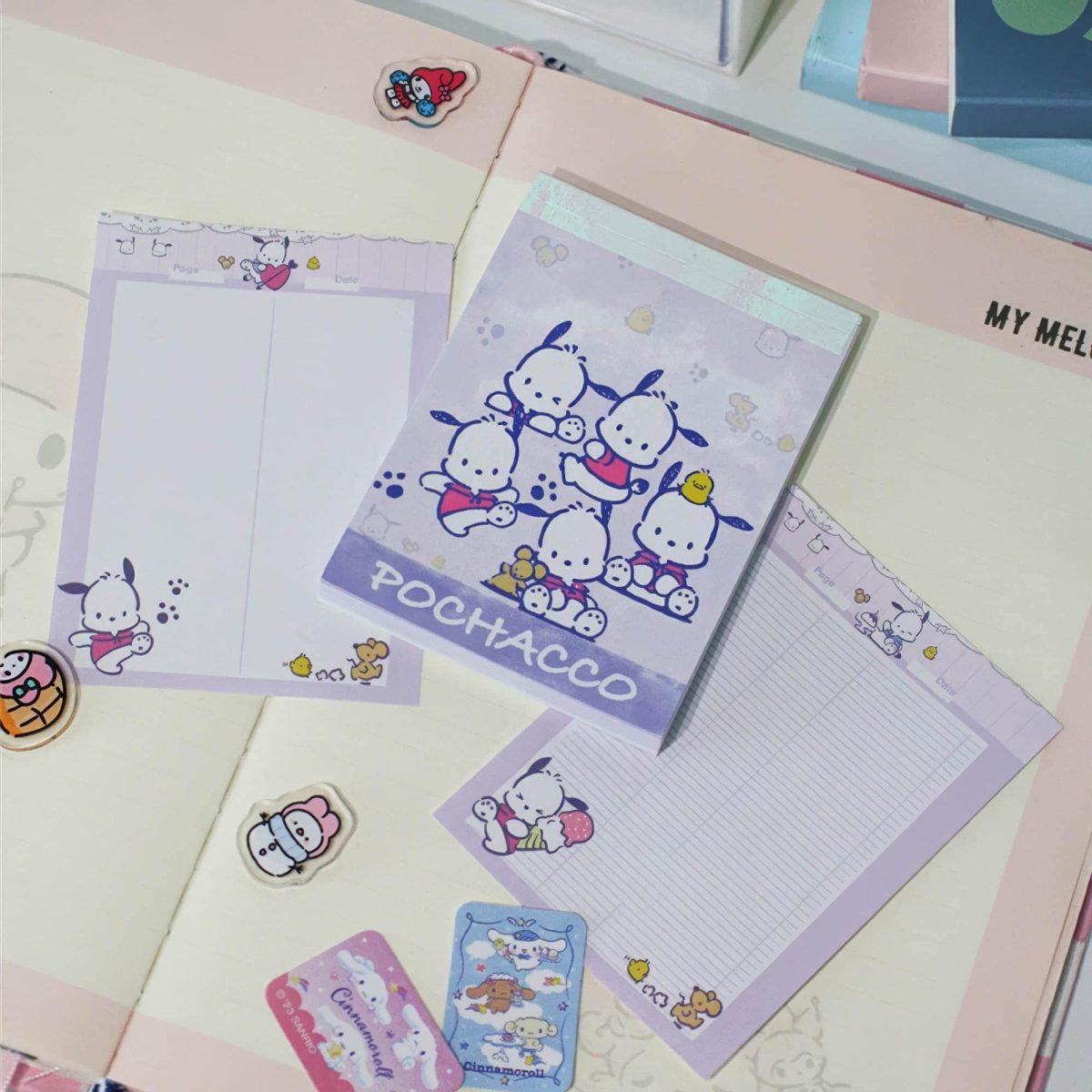 Pochacco Memo Pad-Weiweigoods