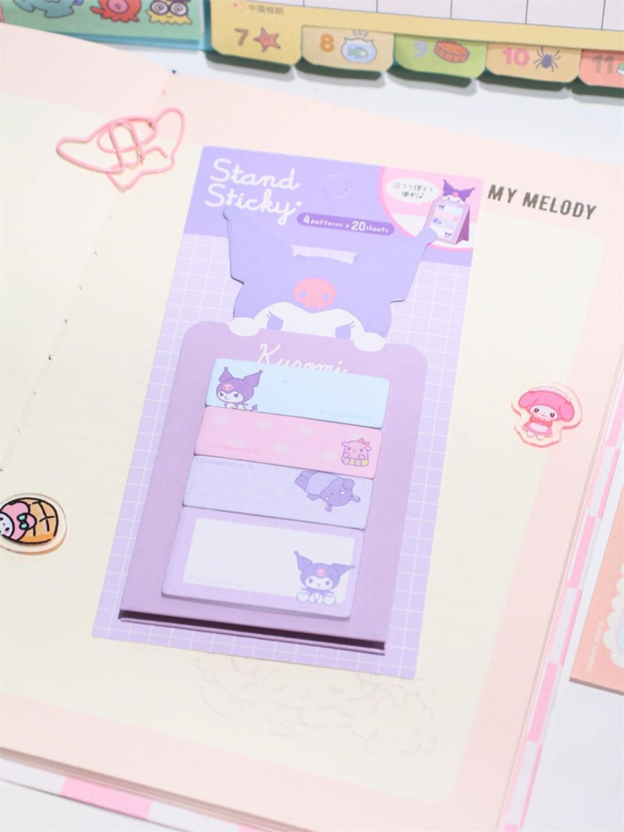 Sanrio 3D Sticky Note Index Stand,4X20P