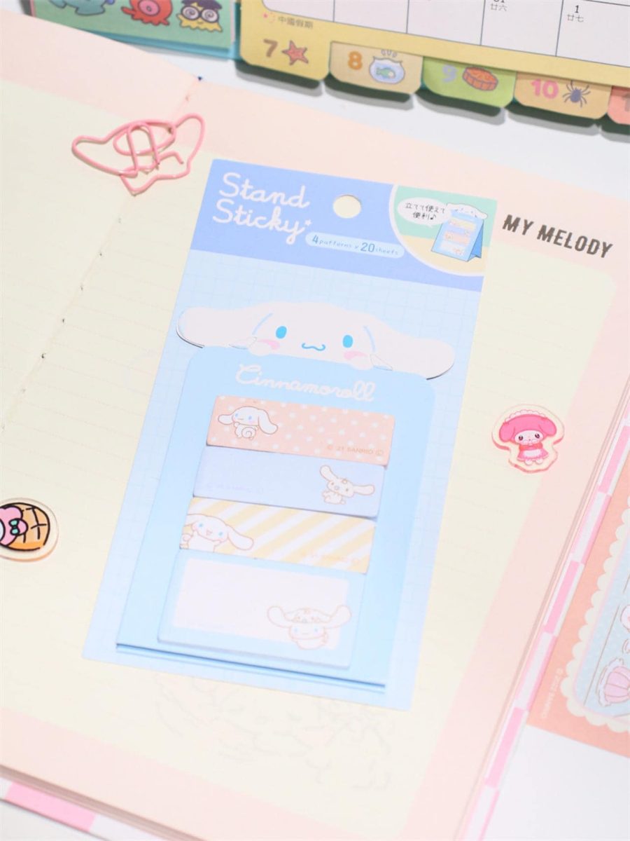 Sanrio 3D Sticky Note Index Stand,4X20P