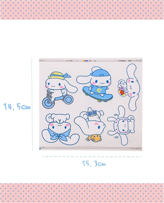 Big Size Sanrio & Chiikawa Waterproof Sticker 1PC