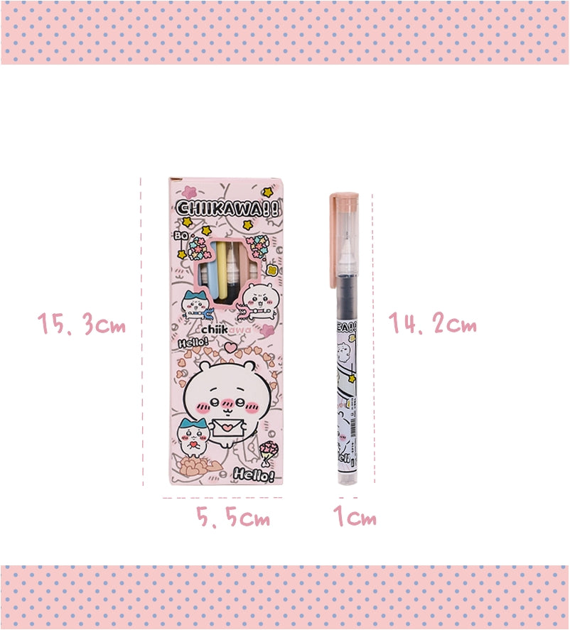 Chiikawa 0.5mm Needle-Tip Gel Pens