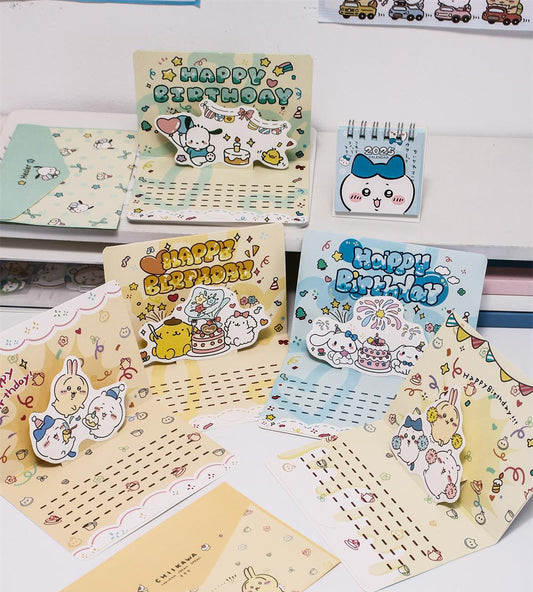 Sanrio 3D Pop-Up Birthday Card with Envelope
