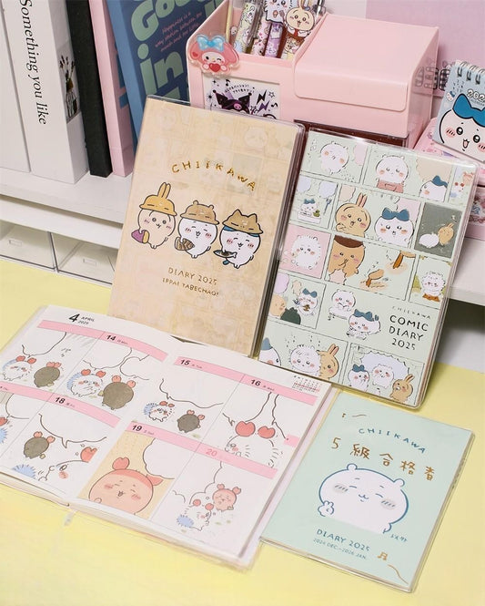 Chiikawa/Hachiware/Usagi 2025 Comic-Style Daily Planner