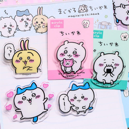 Acrylic Chiikawa Mini Clip-Weiweigoods