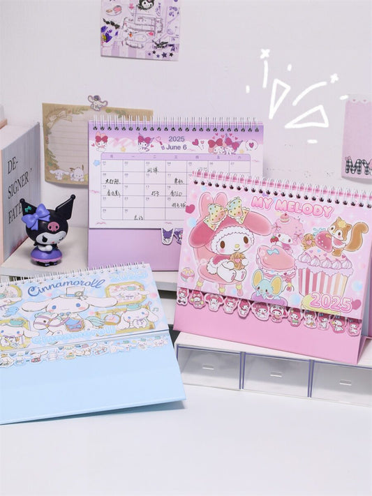 2025 Desk Calendar with Stickers-Weiweigoods