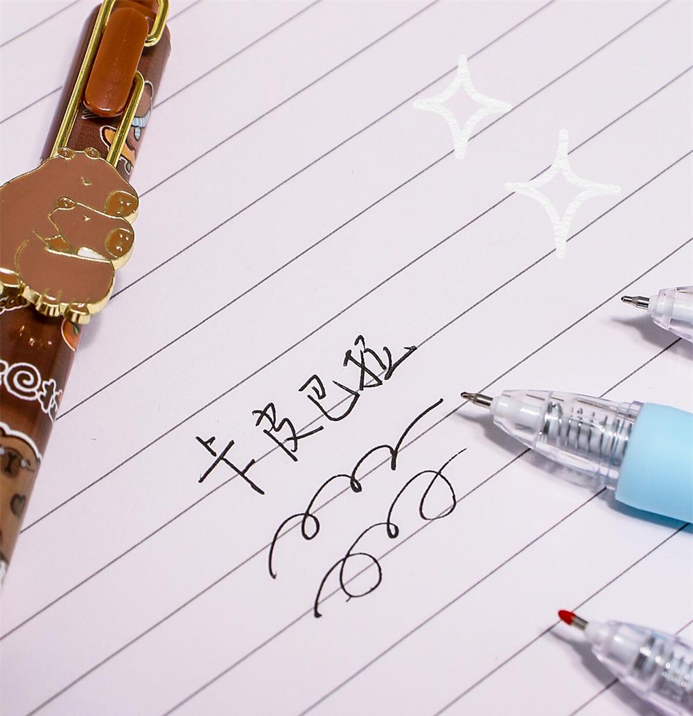 Chiikawa & Capybara Theme 0.5mm Metal Clip Gel Pens