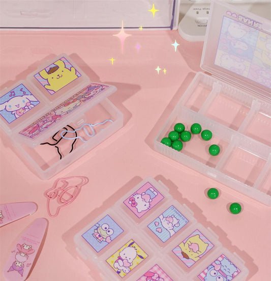 3 Sizes Clear Mini Storage Box