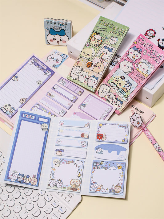 Chiikawa Foldable Sticky Notes Book