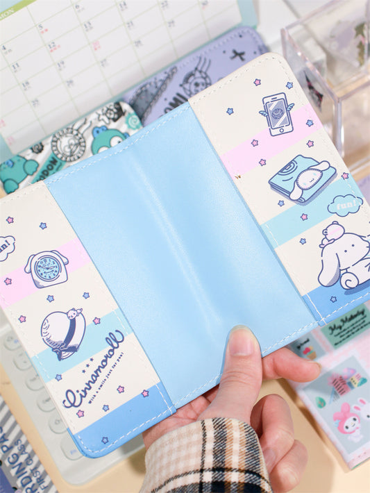 Cute PU Sanrio Passport Covers Case with Card Slot