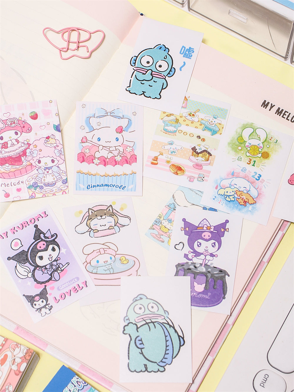 Sanrio  50-Page Mini Sticker Book  Collection B