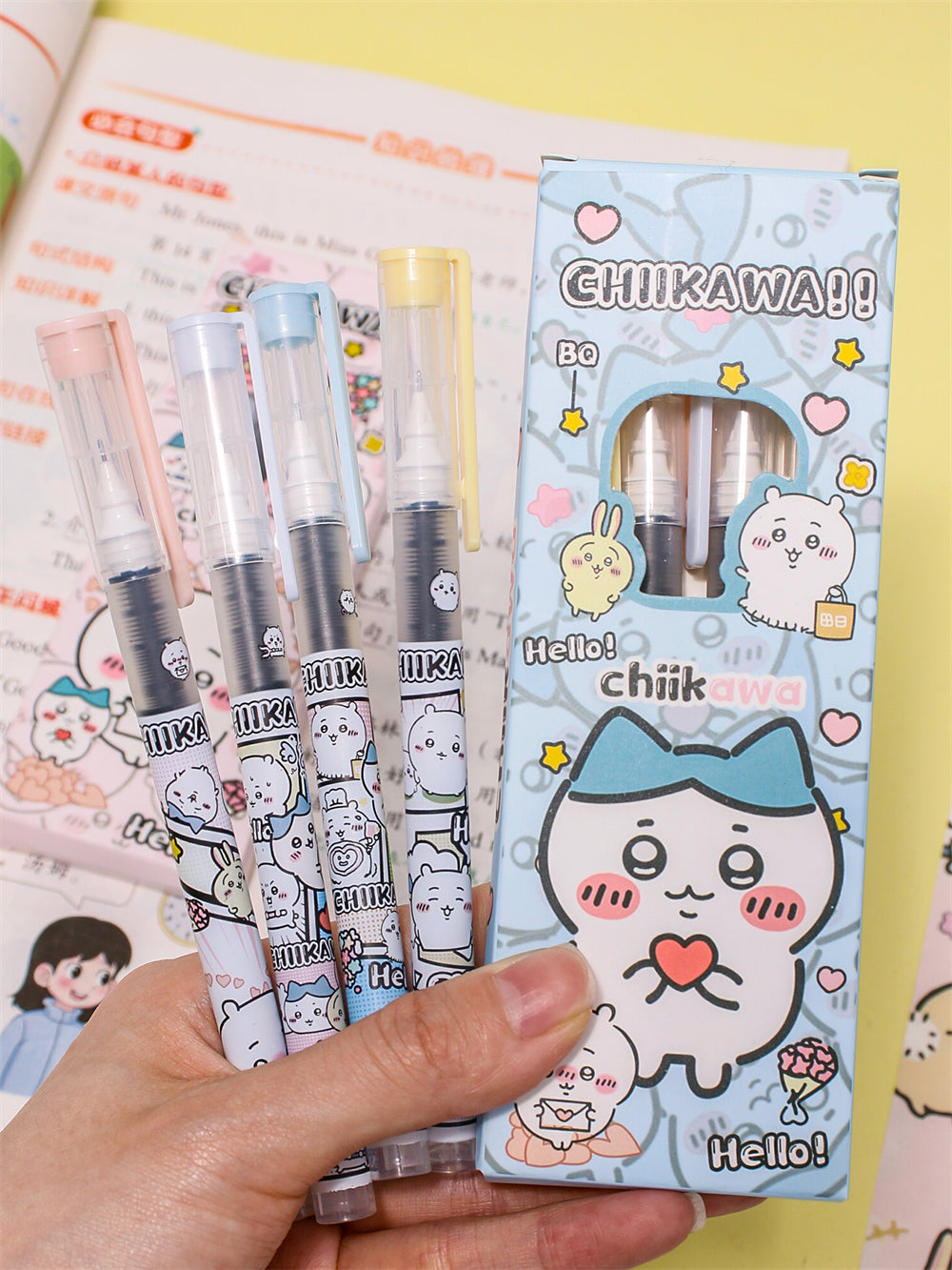 Chiikawa 0.5mm Needle-Tip Gel Pens