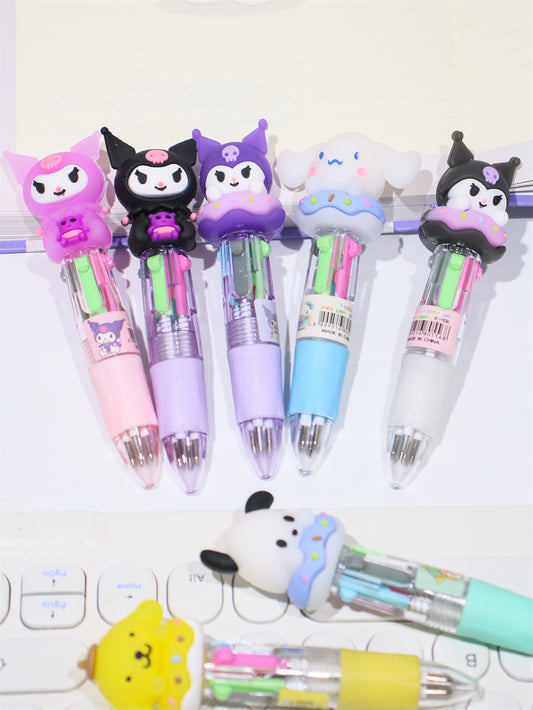  Mini 4-Color Sanrio Character Gel Pen 