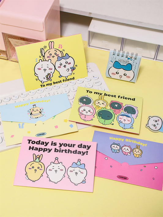 To Best Friend! Cute Tri-Fold Greeting Card 