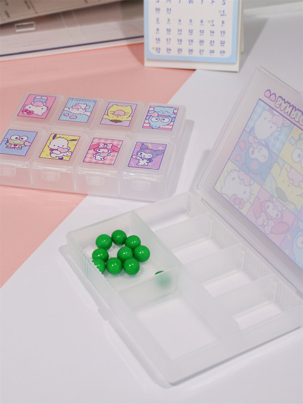 3 Sizes Clear Mini Storage Box