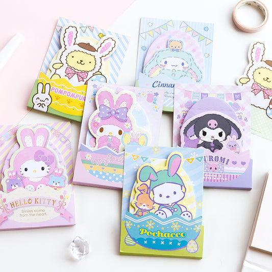 Sanrio Easter Egg Shaped Sticky Notes
