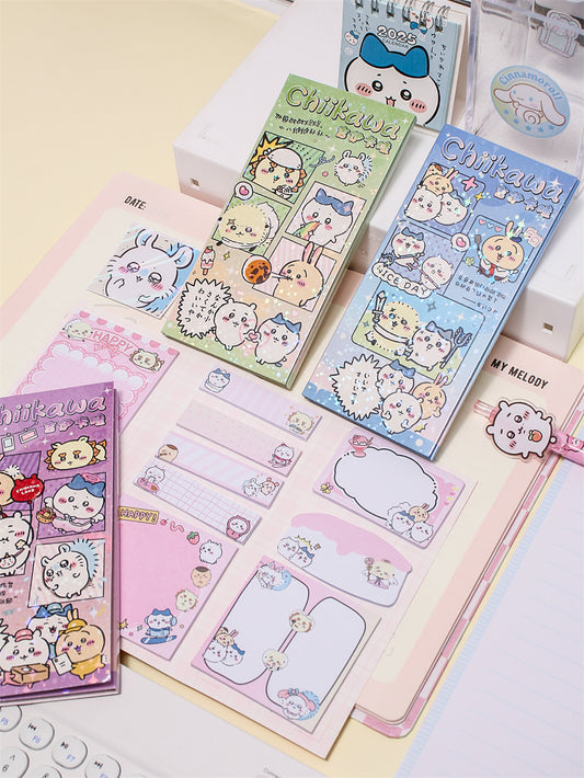 Chiikawa Foldable Sticky Notes Book