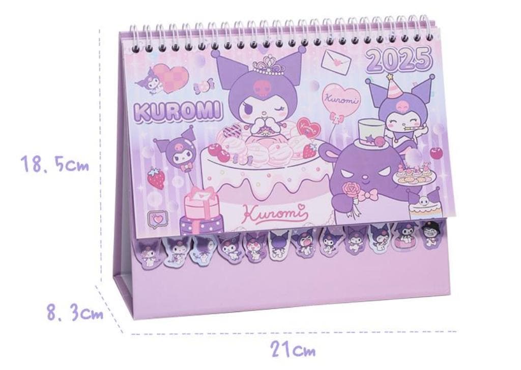 2025 Desk Calendar with Stickers-Weiweigoods