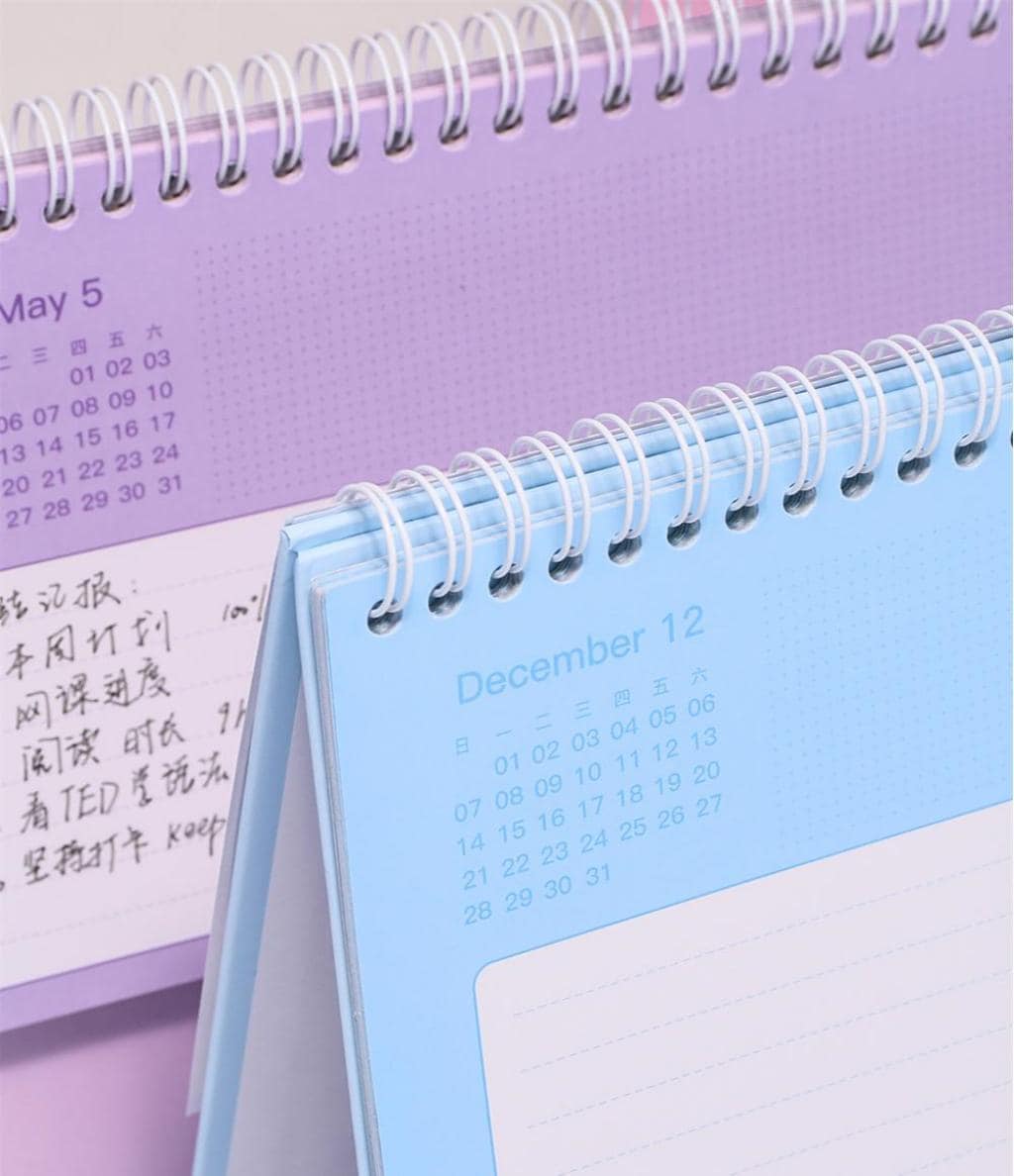 2025 Desk Calendar with Stickers-Weiweigoods
