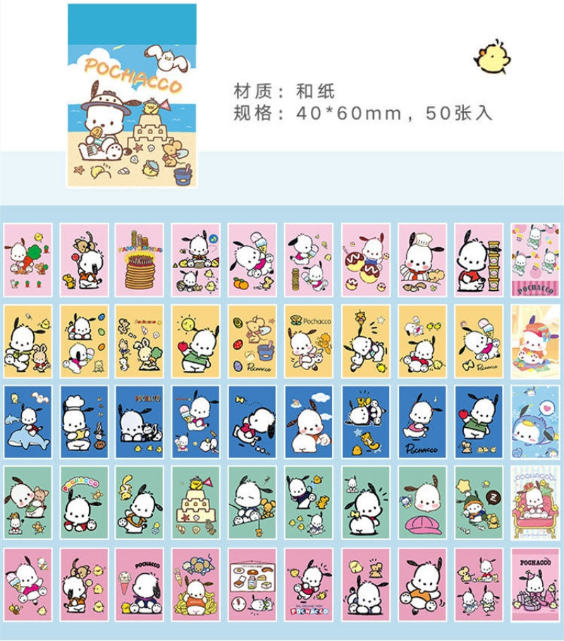Sanrio 50-Page Mini Sticker Book  Collection A