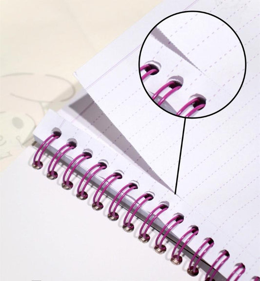 Sanrio A6 Spiral Notebook 60P-Kuromi/Cinna/Melody/Pompom/Pochacco