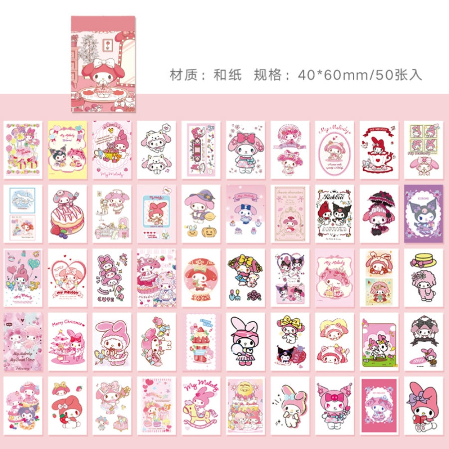 Sanrio  50-Page Mini Sticker Book  Collection B