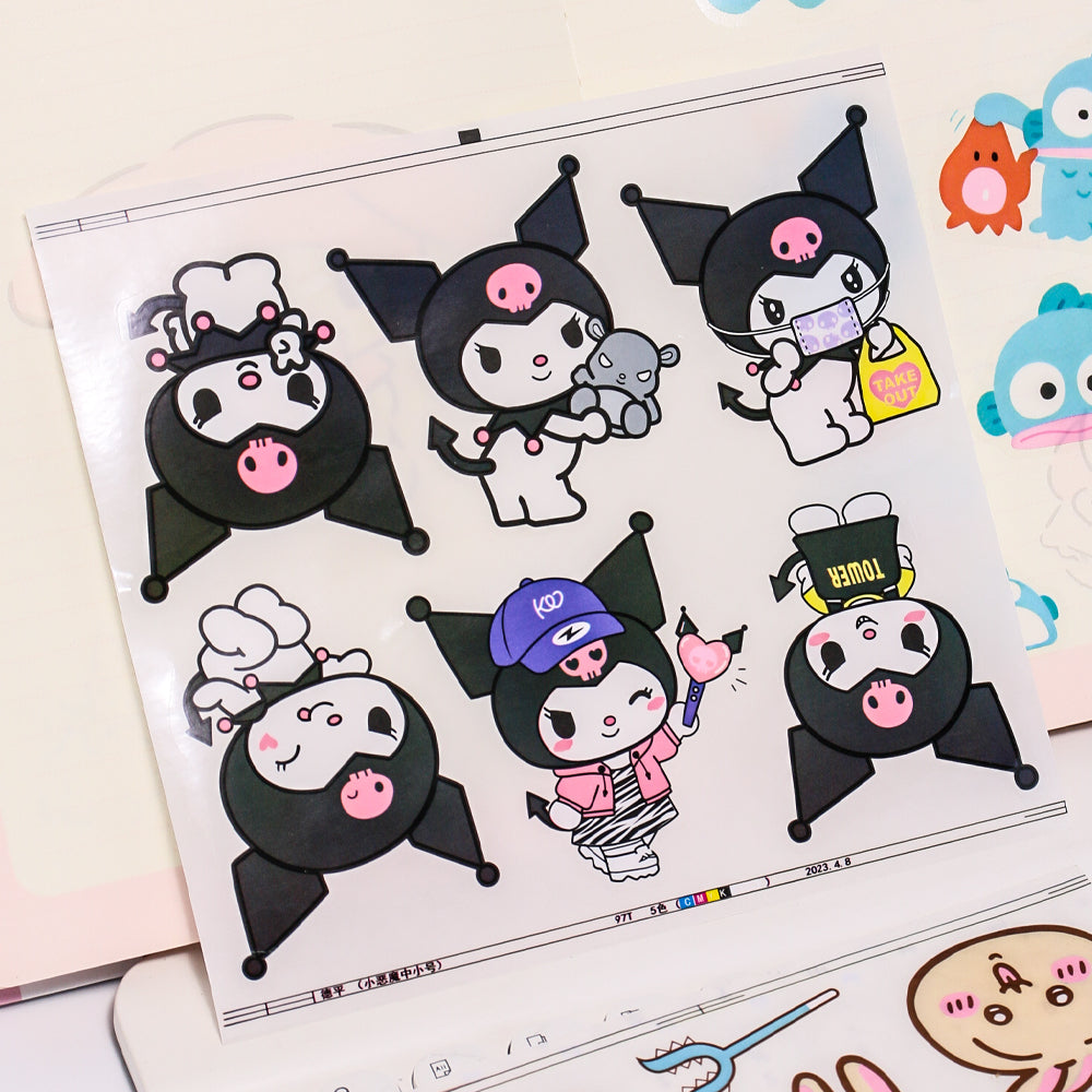 Big Size Sanrio & Chiikawa Waterproof Sticker 1PC