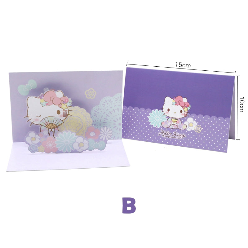 Collection de cartes de vœux pop-up Sanrio