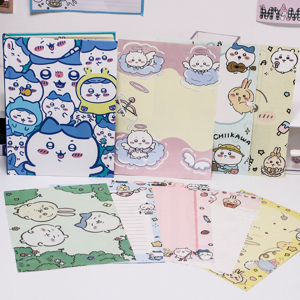 Chiikawa A5 Colorful Inner Pages Notebook | 16 Unique Page Styles | 96 Sheets
