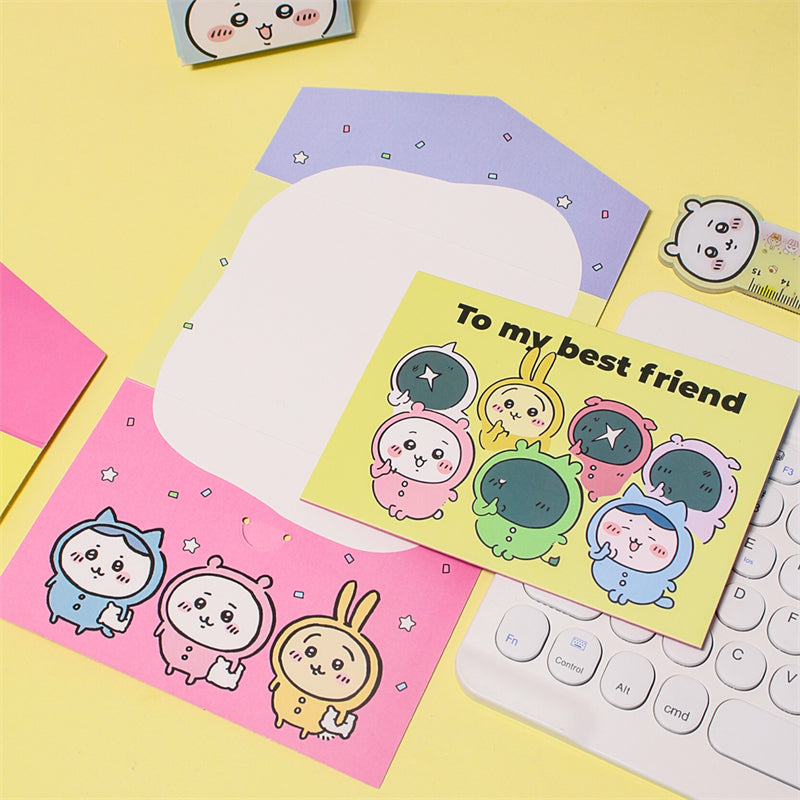 To Best Friend! Cute Tri-Fold Greeting Card 