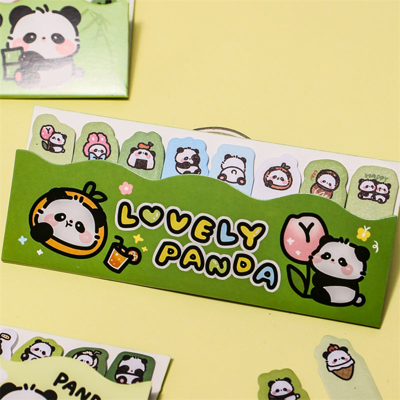 120 Sheets Cute Capybara & Panda Index Tabs