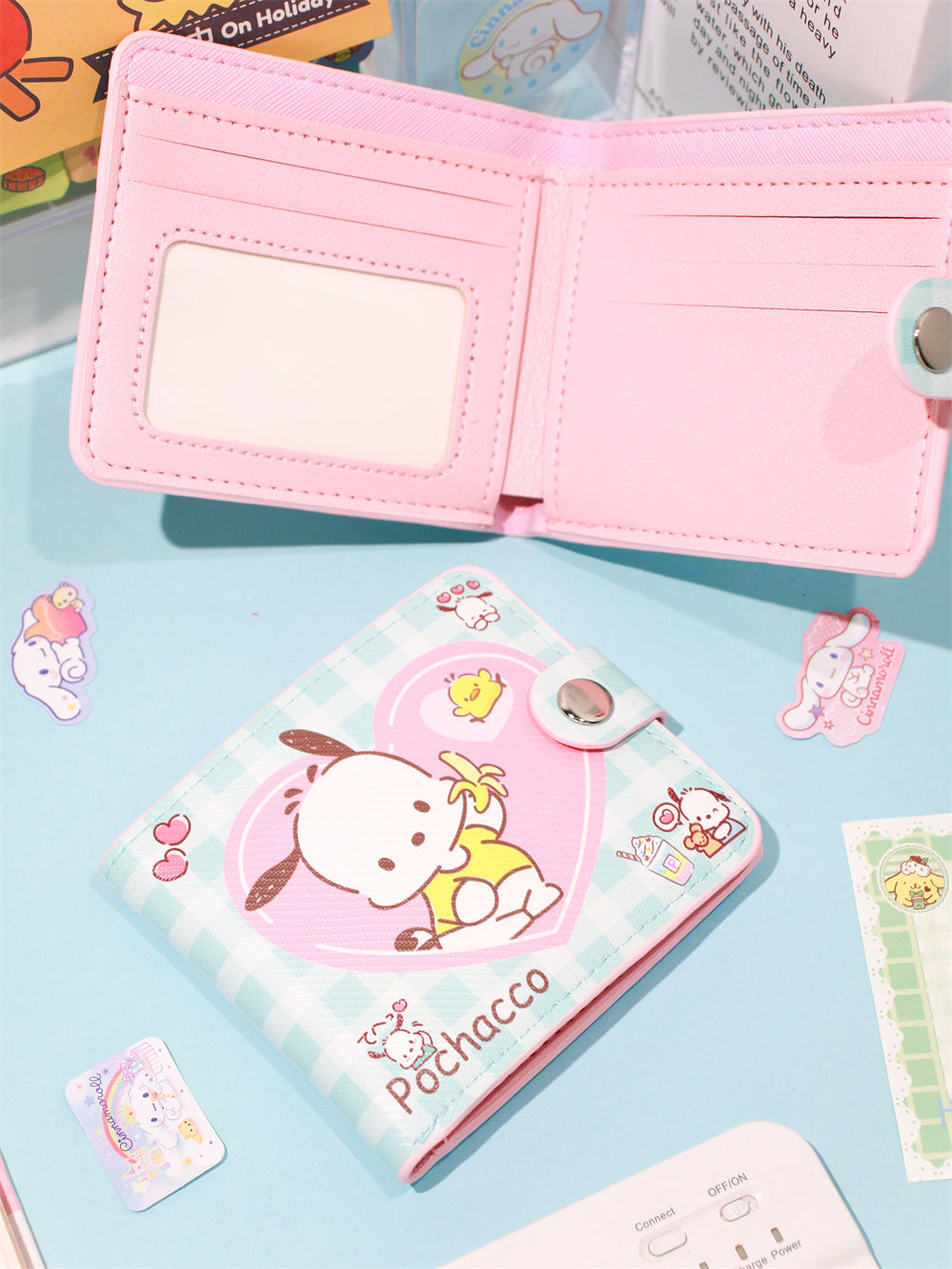 Niedliche zweifach gefaltete Brieftasche von Sanrio