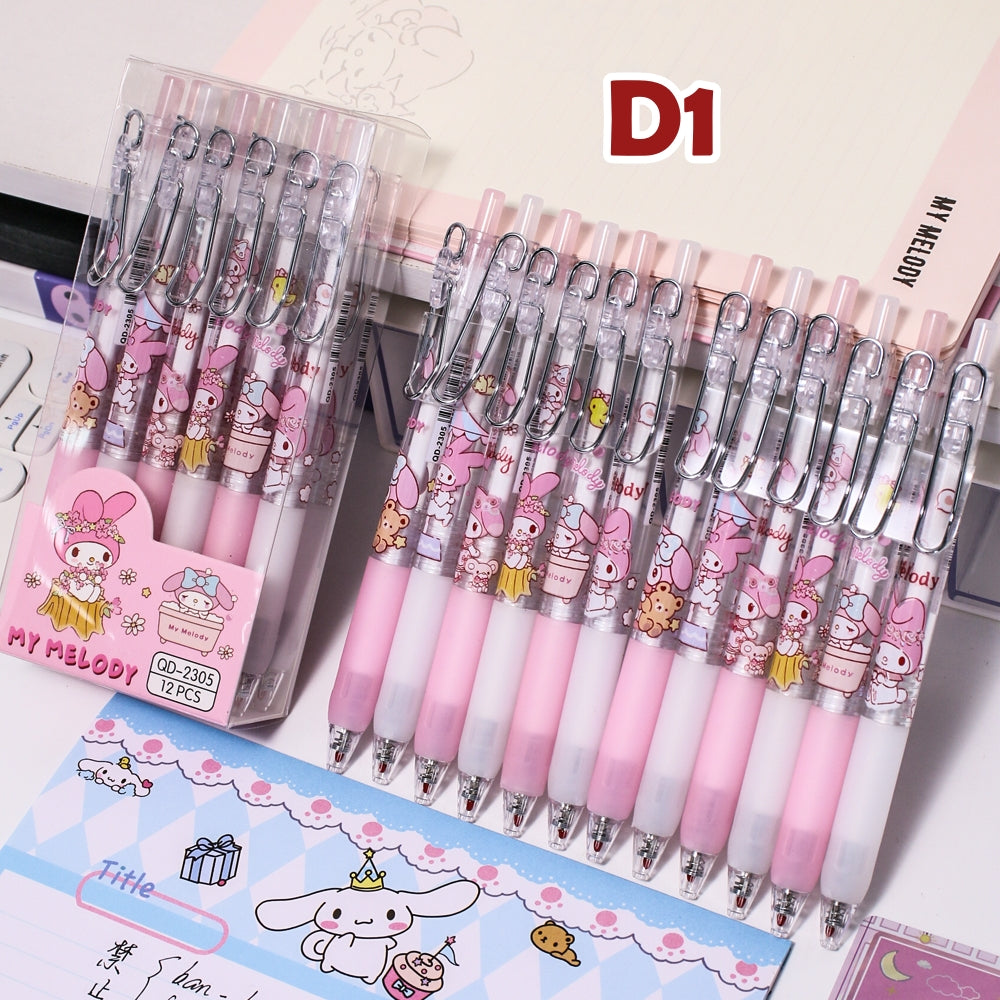 12 Pcs Gel Pens-Weiweigoods
