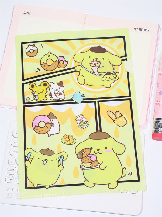 Sanrio L-Shape A4 Large Capacity File Folder 
