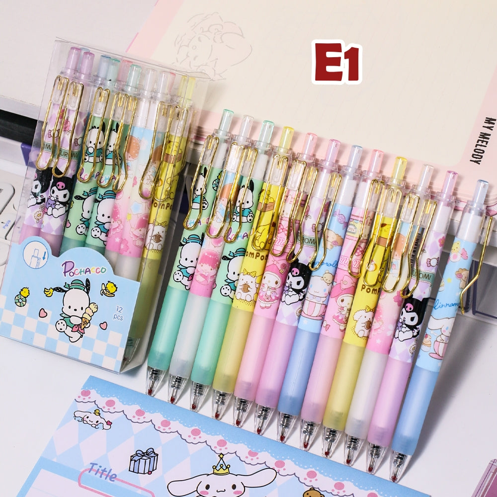 12 Pcs Gel Pens-Weiweigoods