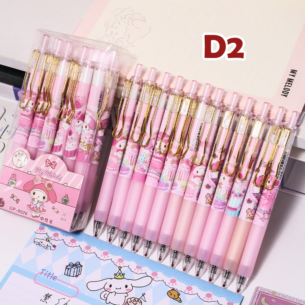 12 Pcs Gel Pens-Weiweigoods
