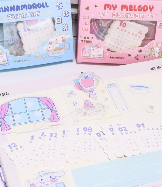 Acrylic DIY Desktop Calendar-Weiweigoods