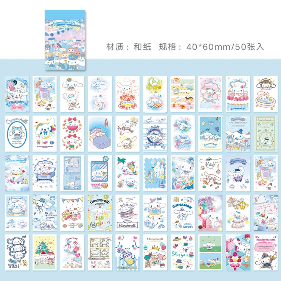 Sanrio  50-Page Mini Sticker Book  Collection B