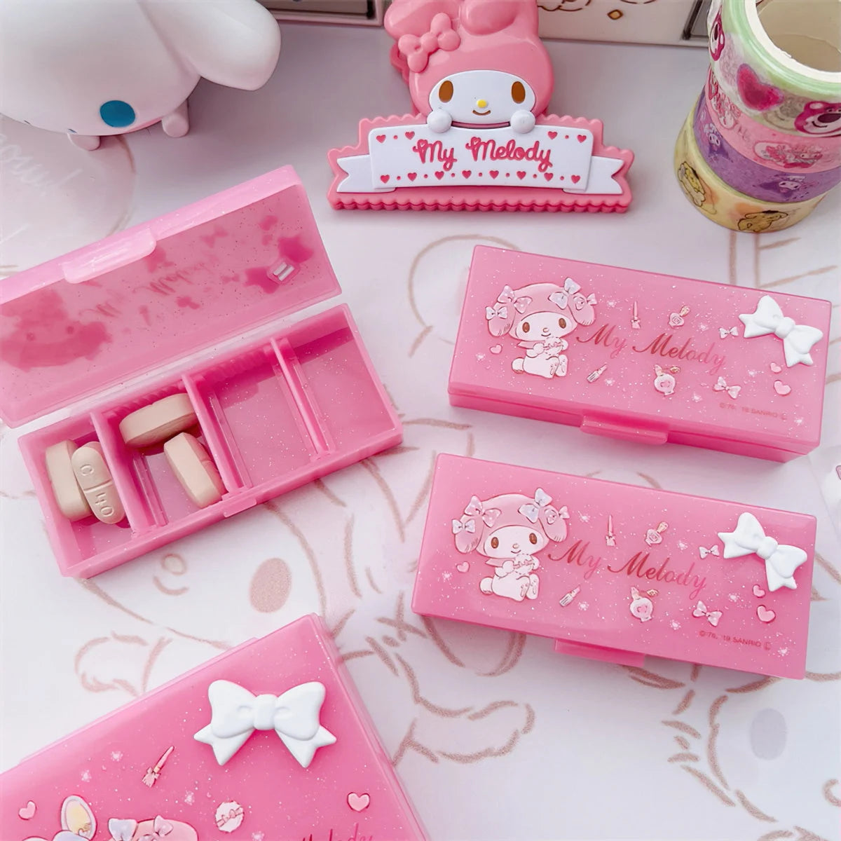 Cute Portable Pill / Medicine/ Vitamin Container