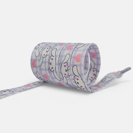Sanrio Plaid Polyester Printed Shoelaces