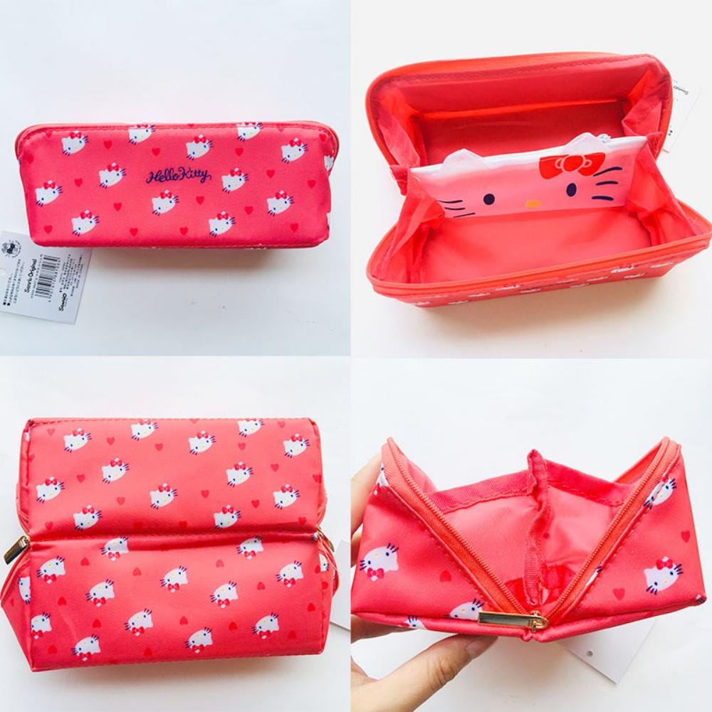 Sanrio Characters Foldable Pencil Case-Weiweigoods