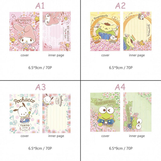 Sanrio Characters Memo Pad-Weiweigoods