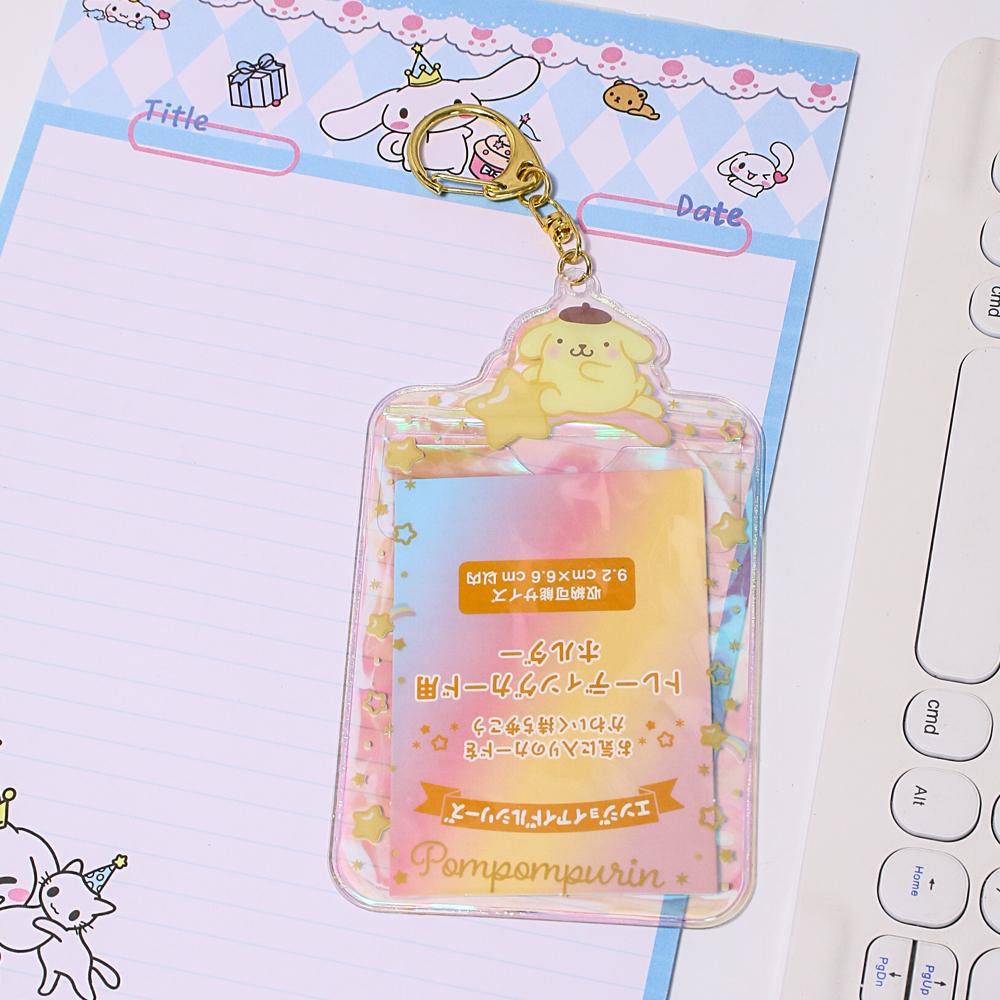 Sanrio Sparkling Laser Campus Card Holder Set