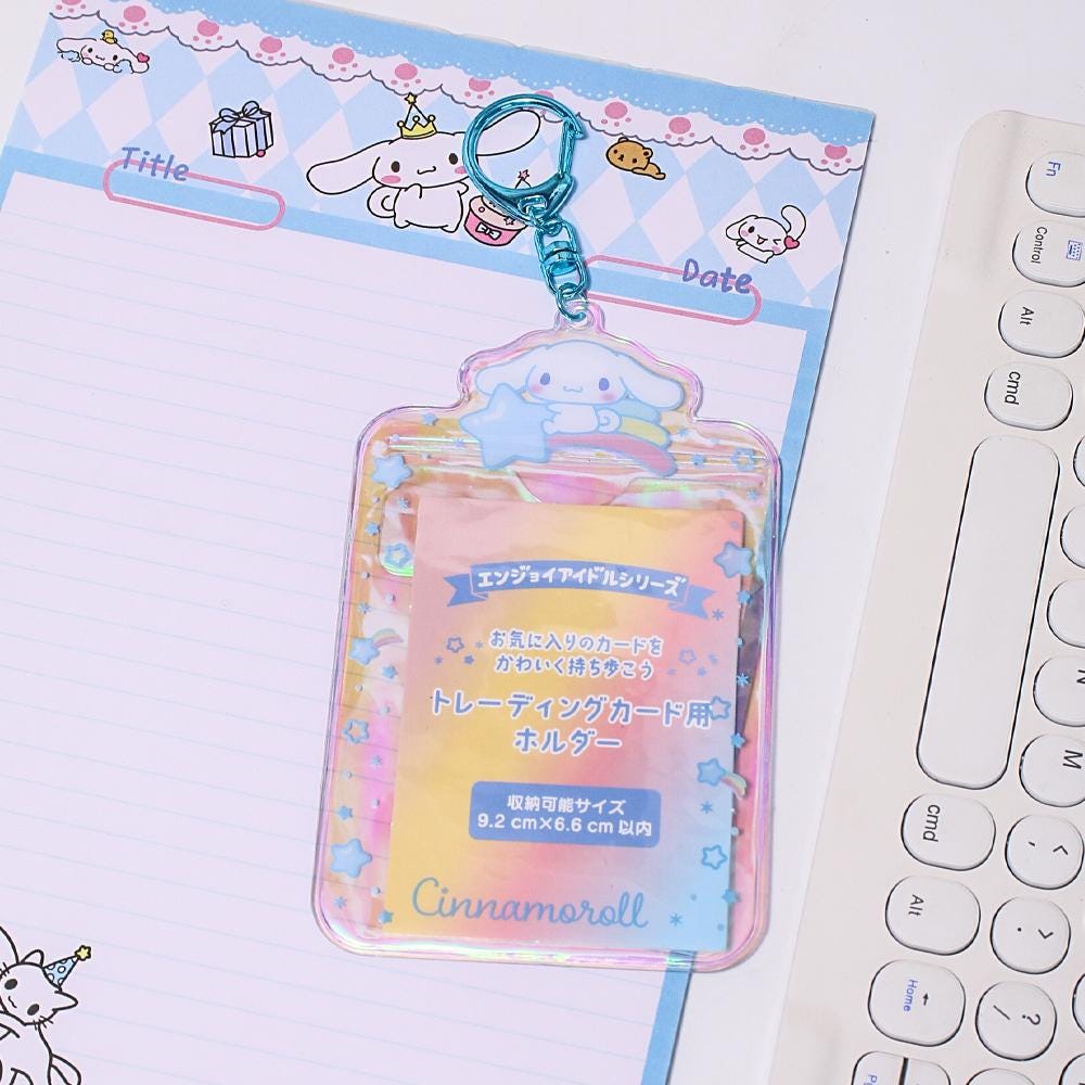 Sanrio Sparkling Laser Campus Card Holder Set