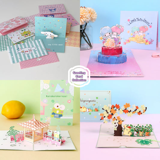 Sanrio Pop Up Greeting Cards Collection