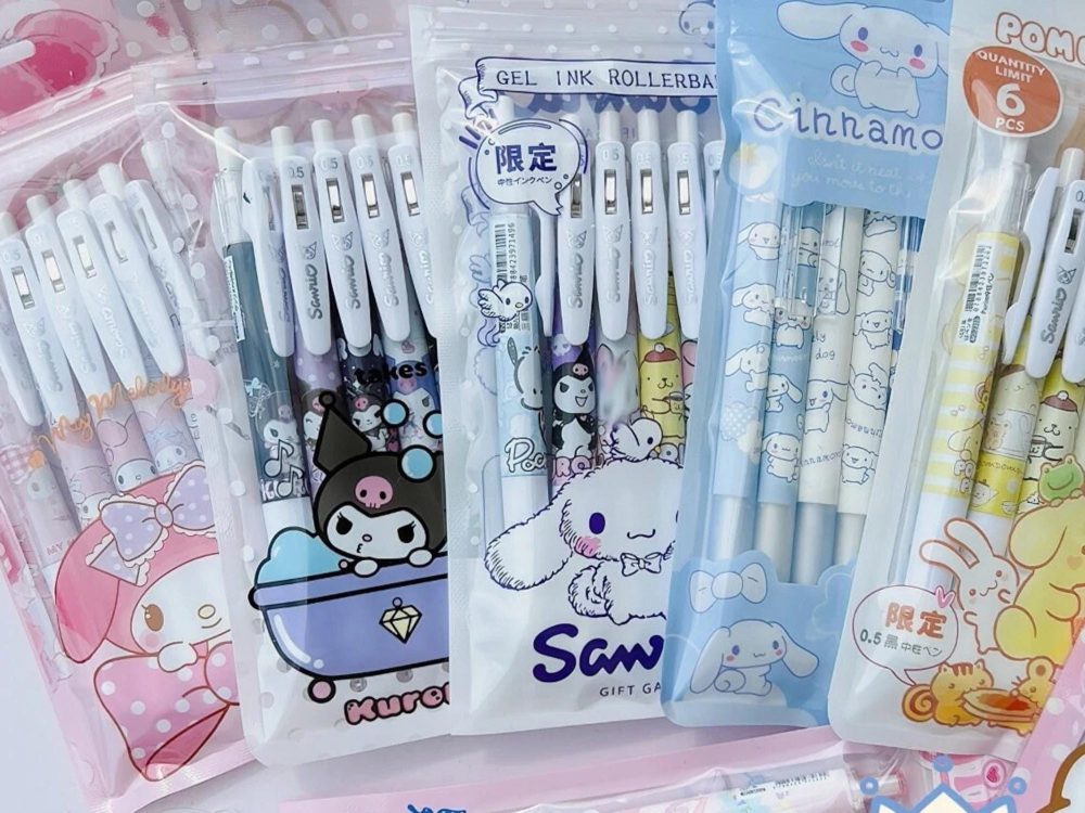 Retractable Gel Pen Set